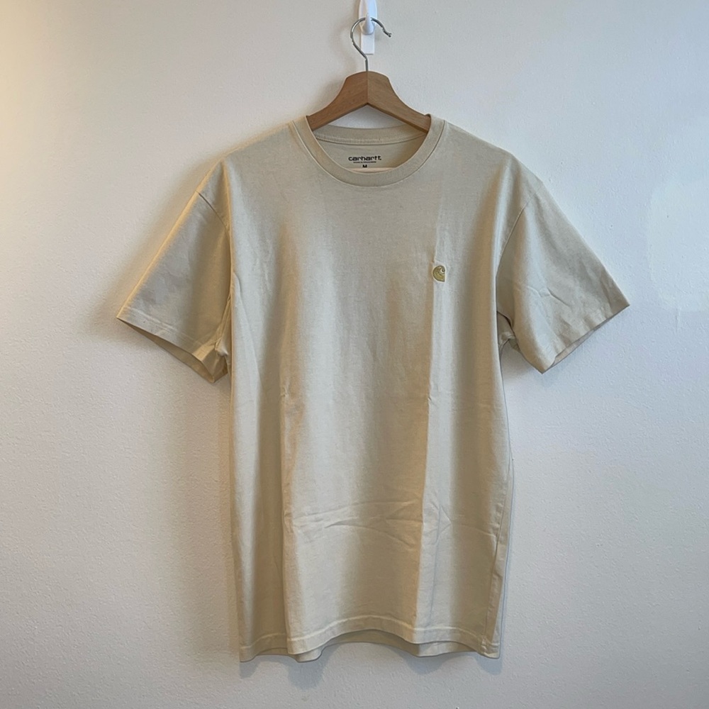 Carhartt WIP S/S Chase Cream T-Shirt Medium